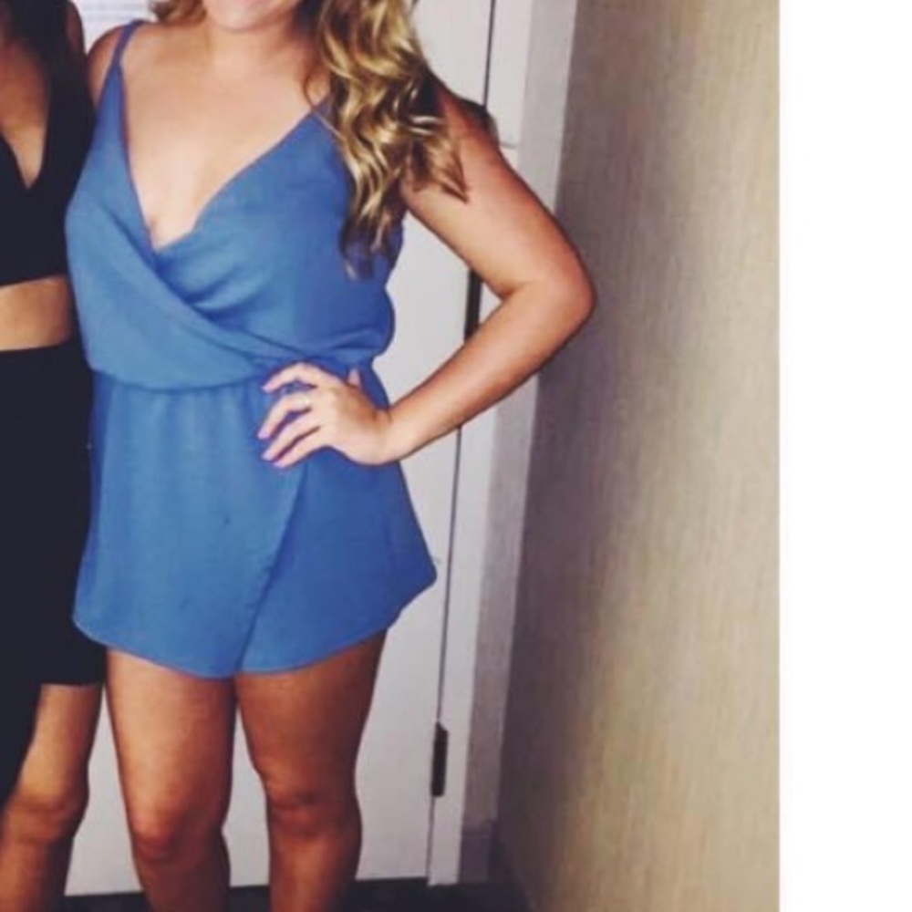 Powder Blue Romper